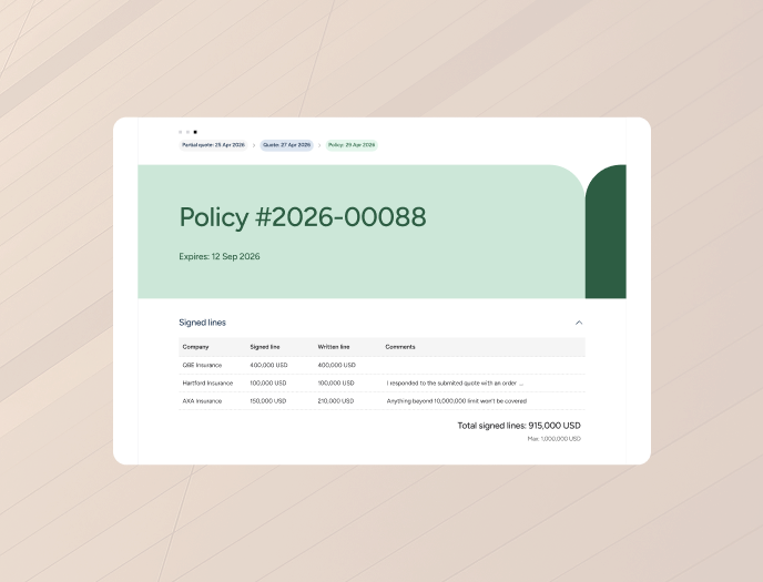 Client account card — The Benefits Trust SL